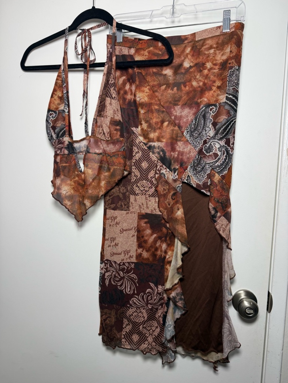 Patchwork two piece set - Picture 3 of 5